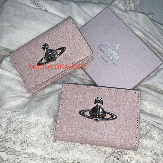 Vivienne Westwood Sakura Pink Cardholder & Mini Wallet - MOODY ORANGES