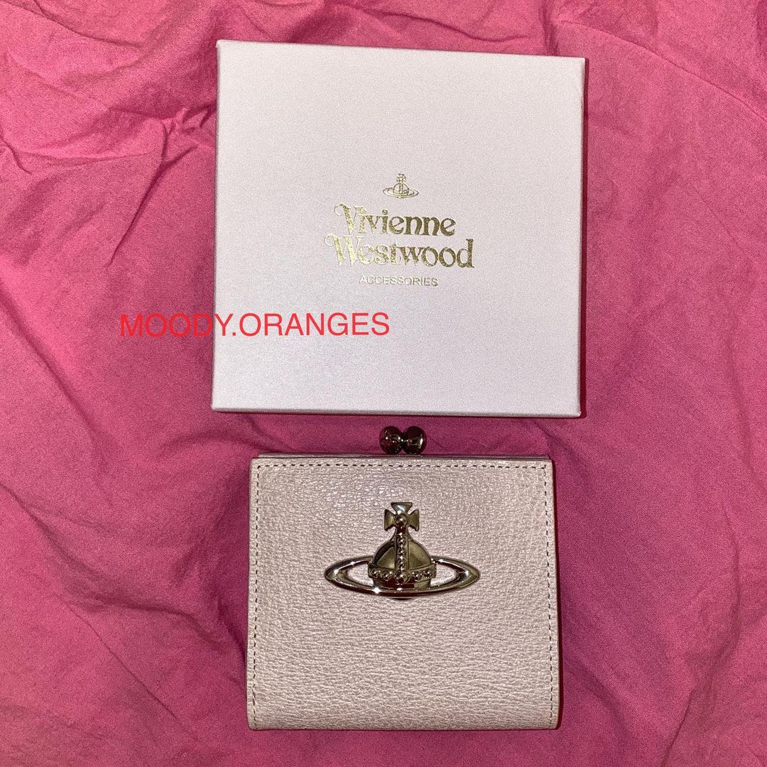 Vivienne Westwood Sakura Pink Wallet Series - MOODY ORANGES