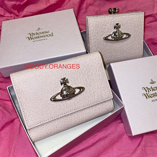 Vivienne Westwood Sakura Pink Wallet Series - MOODY ORANGES