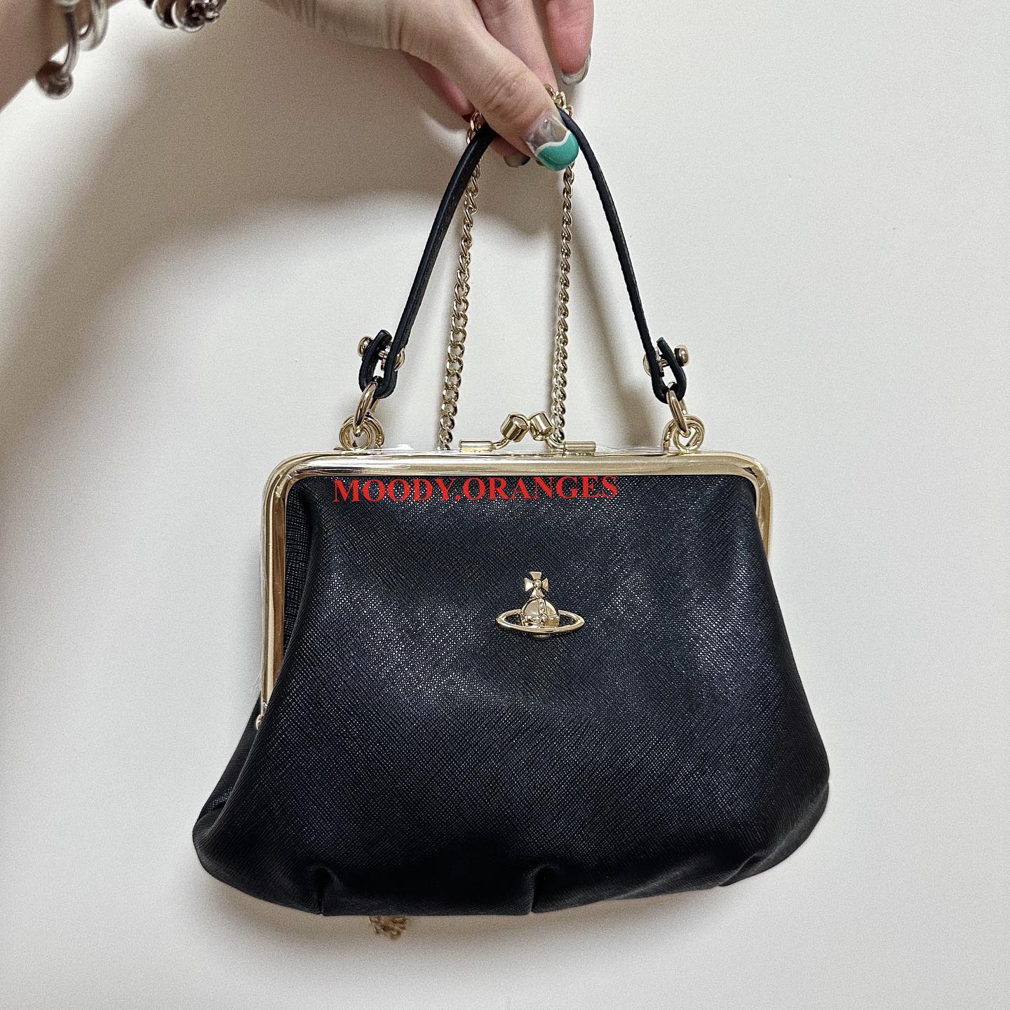 Vivienne Westwood B/G Dumpling Bag - MOODY ORANGES