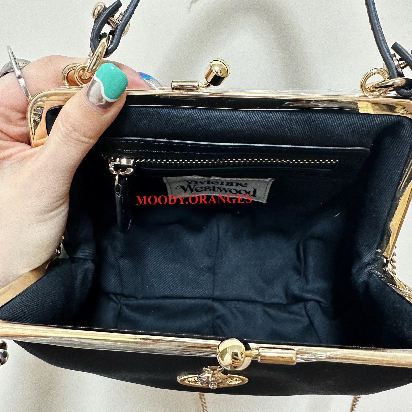 Vivienne Westwood B/G Dumpling Bag - MOODY ORANGES