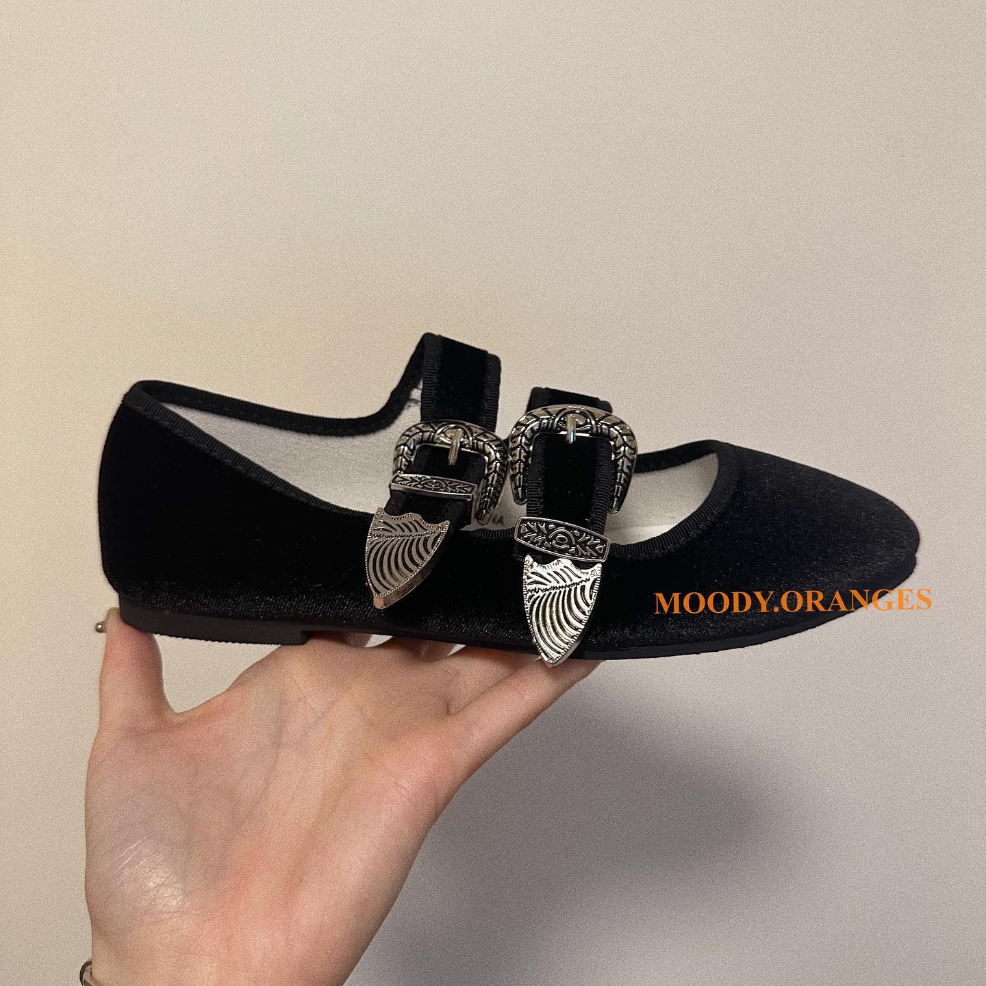 SVEC Double-Buckled Maryjane Shoes - MOODY ORANGES