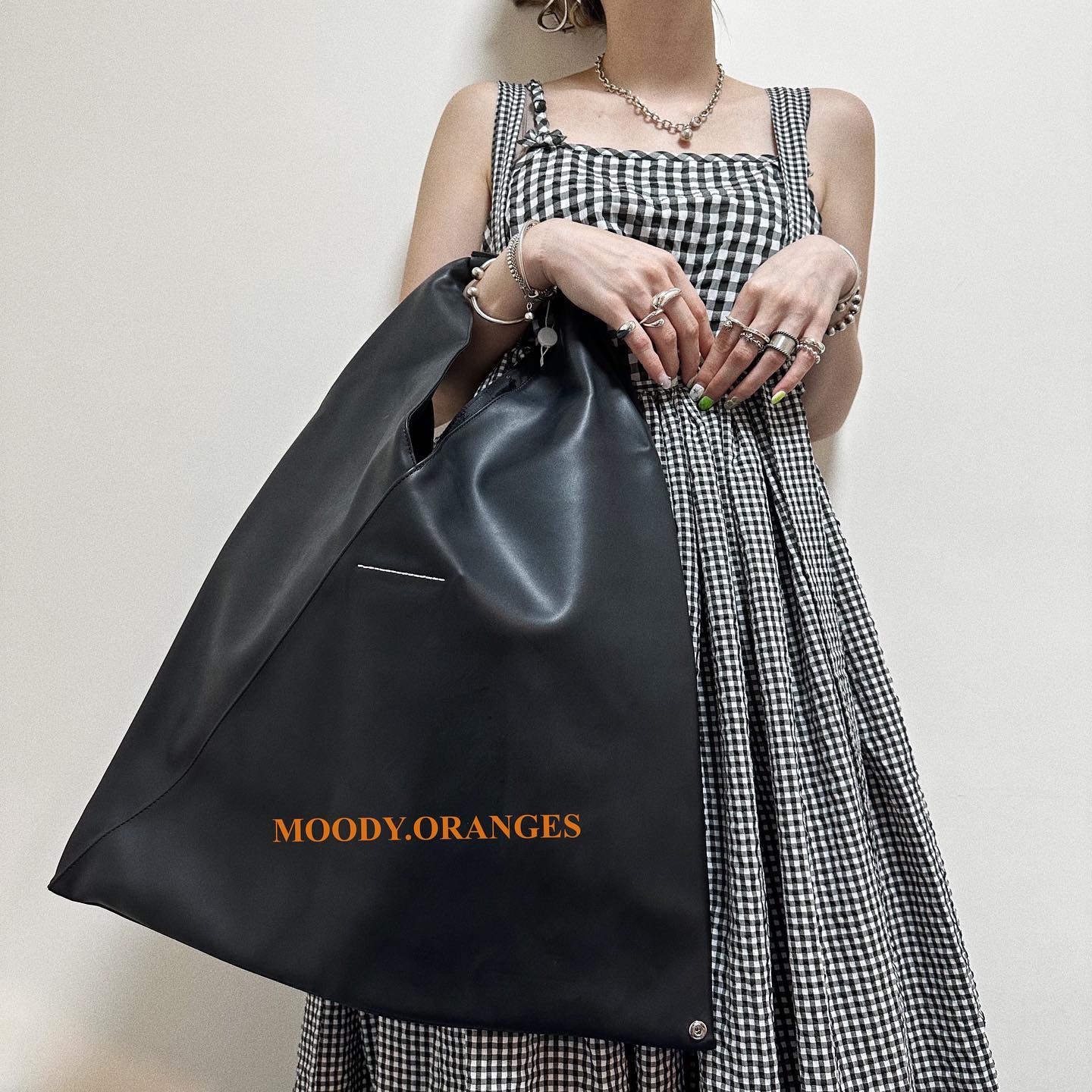 MM6 Maison Margiela Japanese Black Tote Bag - MOODY ORANGES