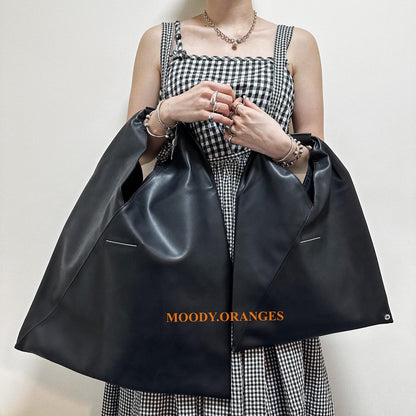 MM6 Maison Margiela Japanese Black Tote Bag - MOODY ORANGES