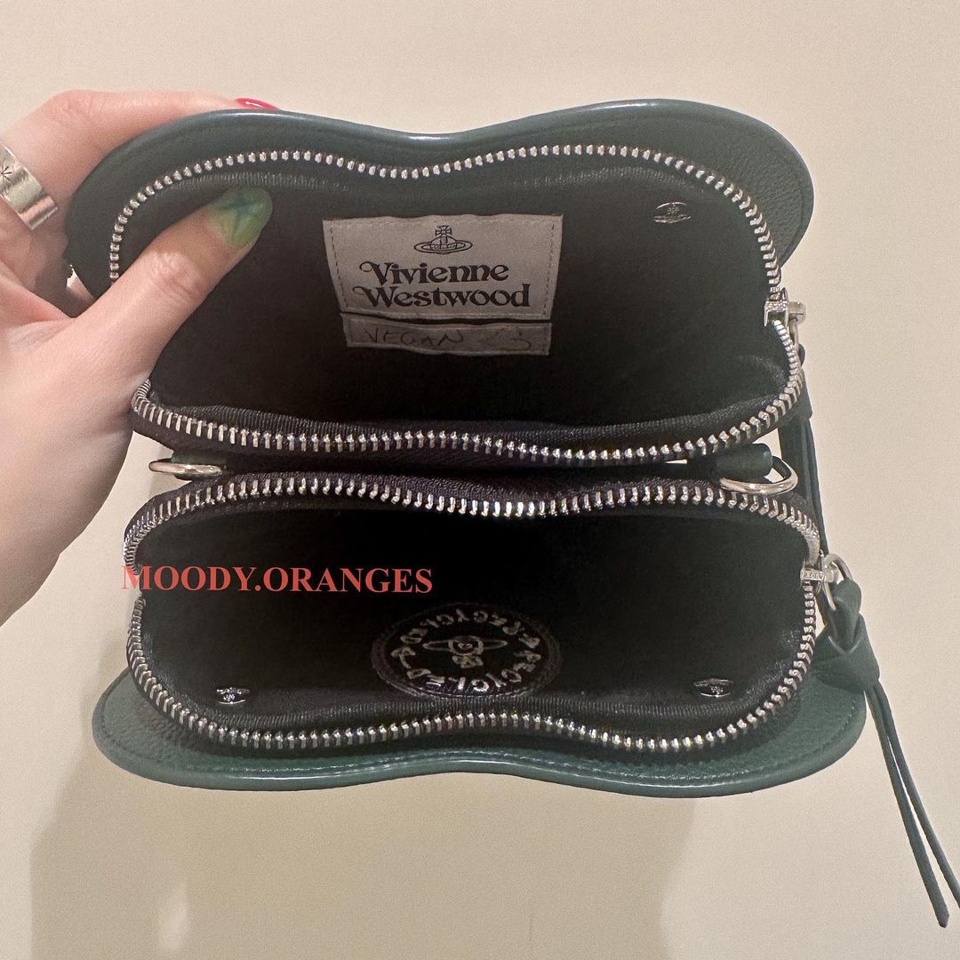 Vivienne Westwood Louise Heart Bag - MOODY ORANGES