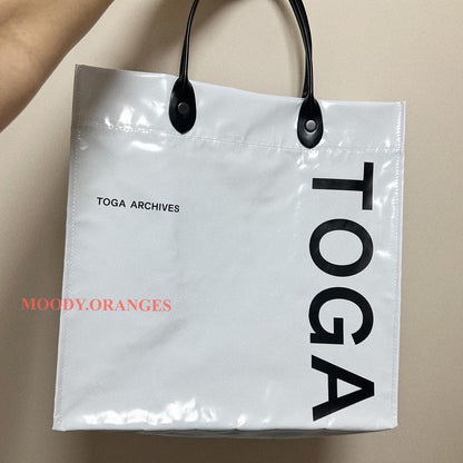 TOGA ARCHIVES Shopping Bag - MOODY ORANGES