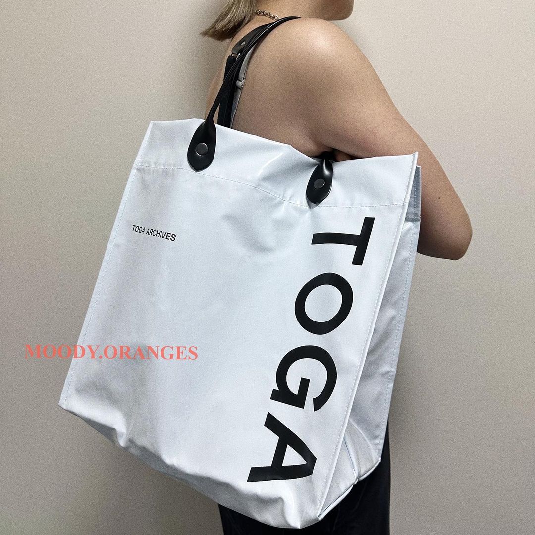 TOGA ARCHIVES Shopping Bag - MOODY ORANGES