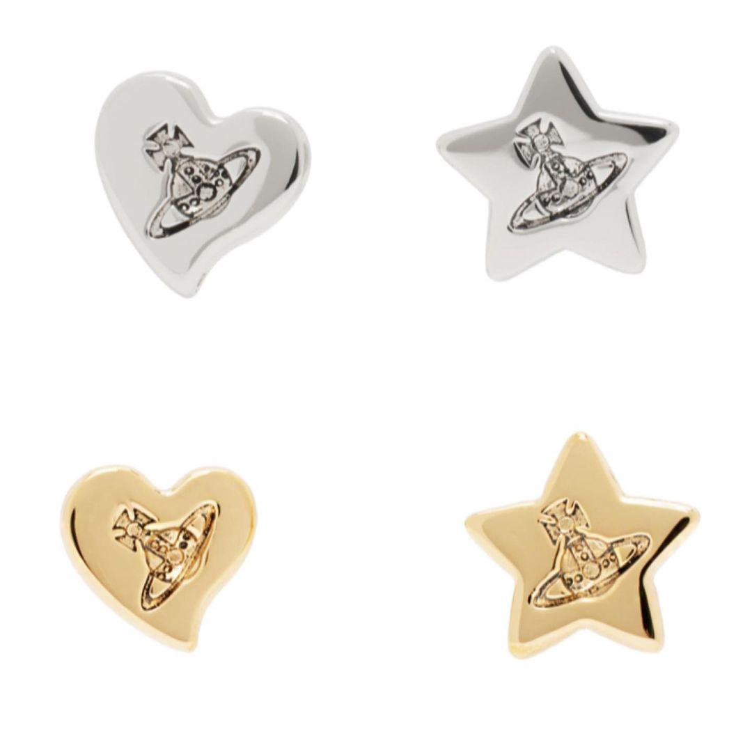 Vivienne Westwood Star-Heart Earrings - MOODY ORANGES