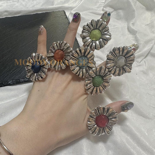 Otro Accesorio Floral Rings - MOODY ORANGES