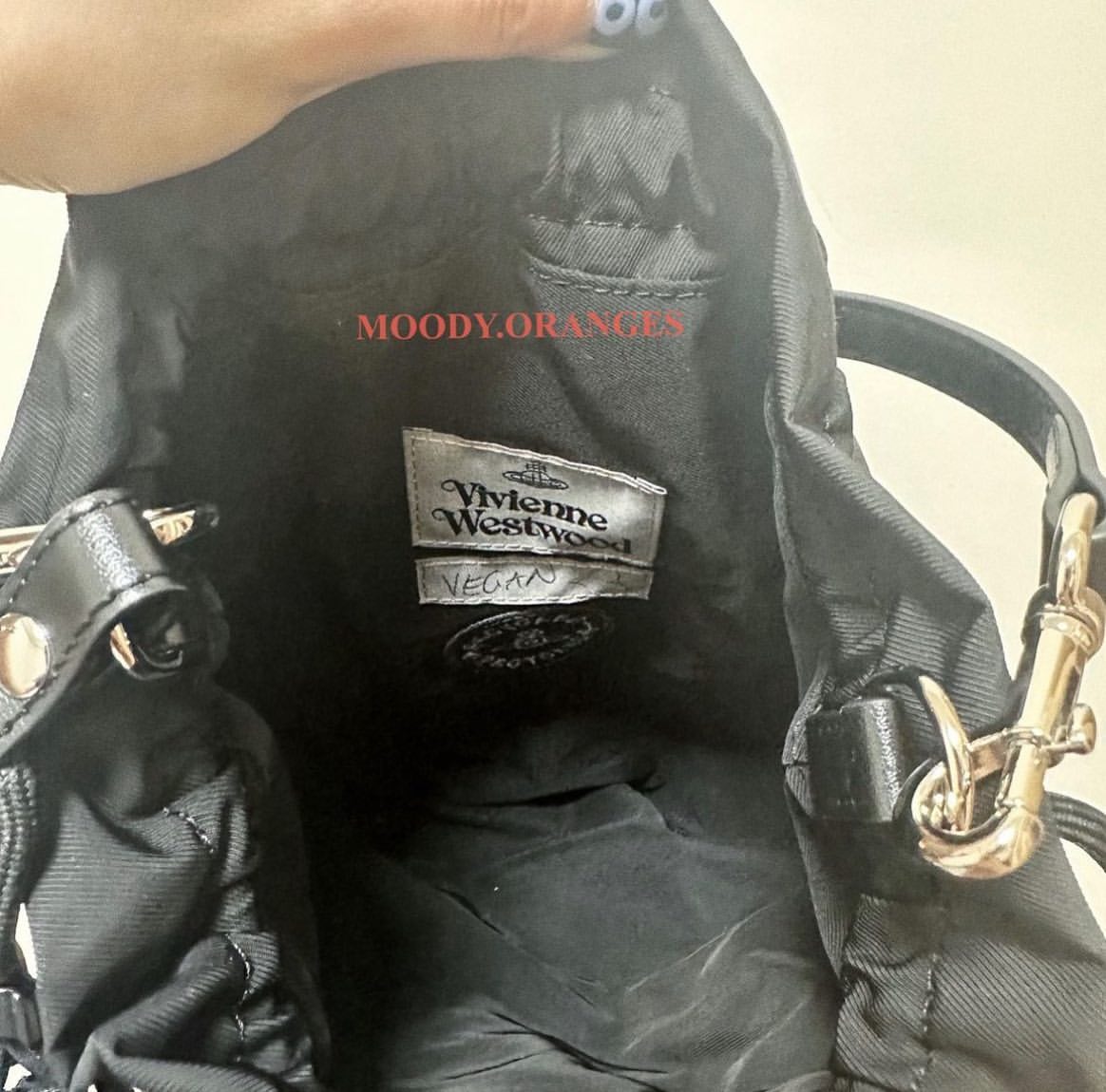 Vivienne Westwood Black/Silver Hobo Bags - MOODY ORANGES