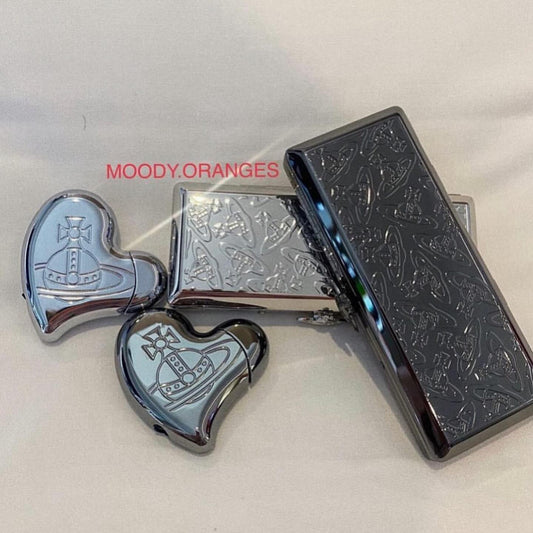 Vivienne Westwood Heart-Shaped Lighter & Cigarette Case - MOODY ORANGES