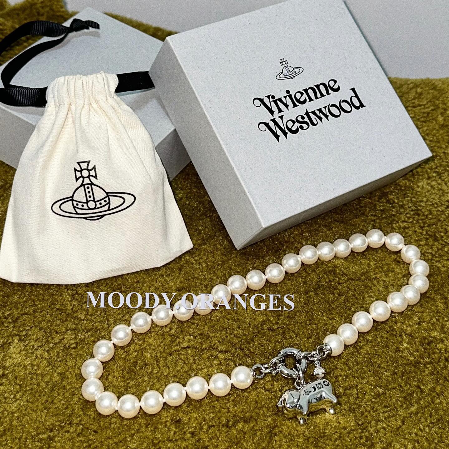 Vivienne Westwood Pearl Juanita Necklace - MOODY ORANGES