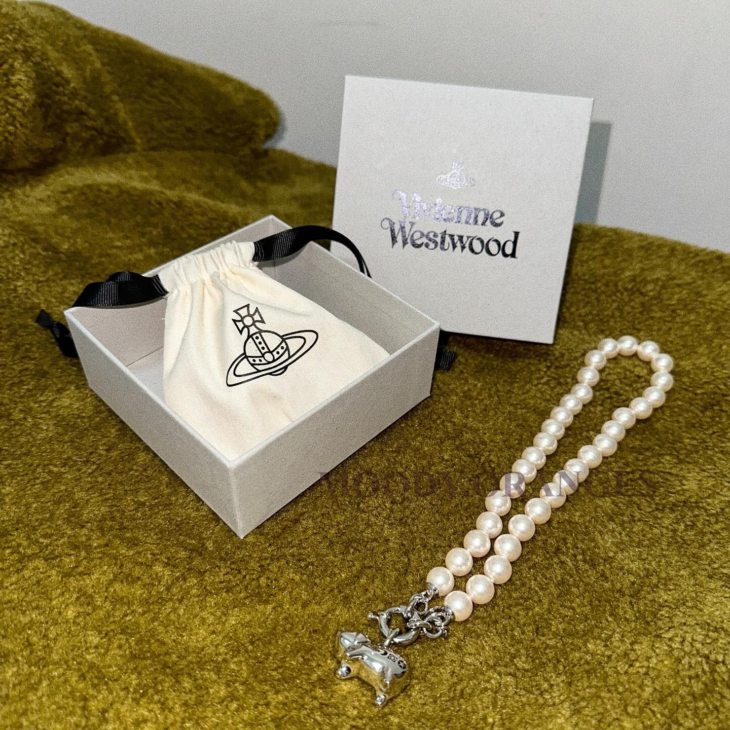 Vivienne Westwood Pearl Juanita Necklace - MOODY ORANGES