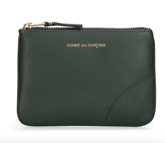 Comme des Garçons Wallet Green Classic leather wallet - MOODY ORANGES