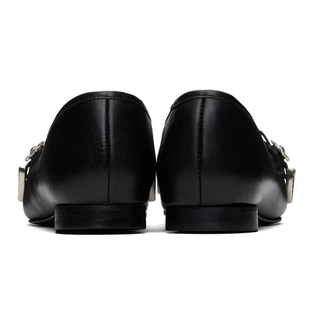 Toga Pulla Black Polido Ballerina Flats