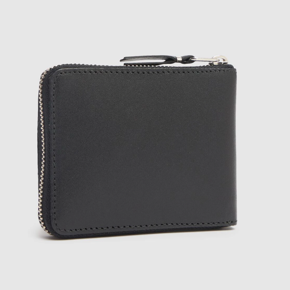 Comme des Garçons Wallet Silver eyelet wallet