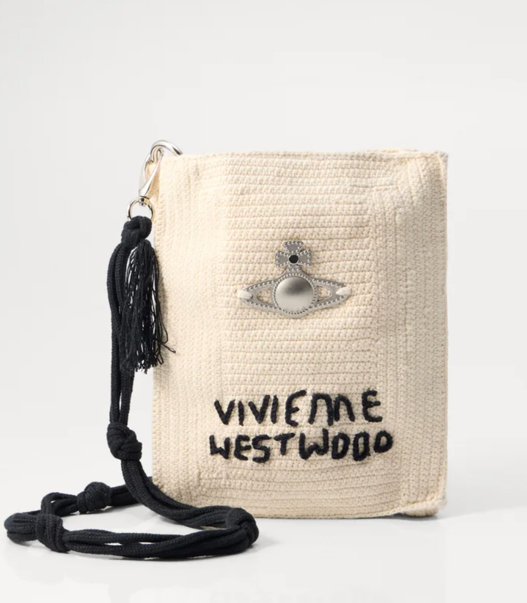 Vivienne Westwood Mabel Small Crochet Tote Bag