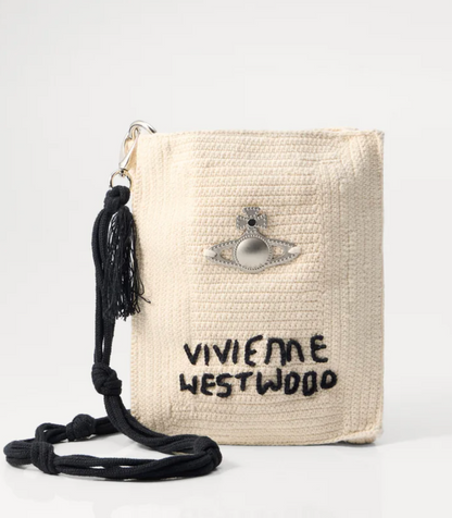 Vivienne Westwood Mabel Small Crochet Tote Bag