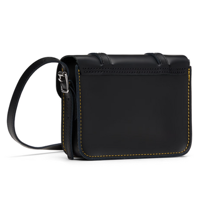 Dr. Martens Black 7" Leather Crossbody Bag - MOODY ORANGES