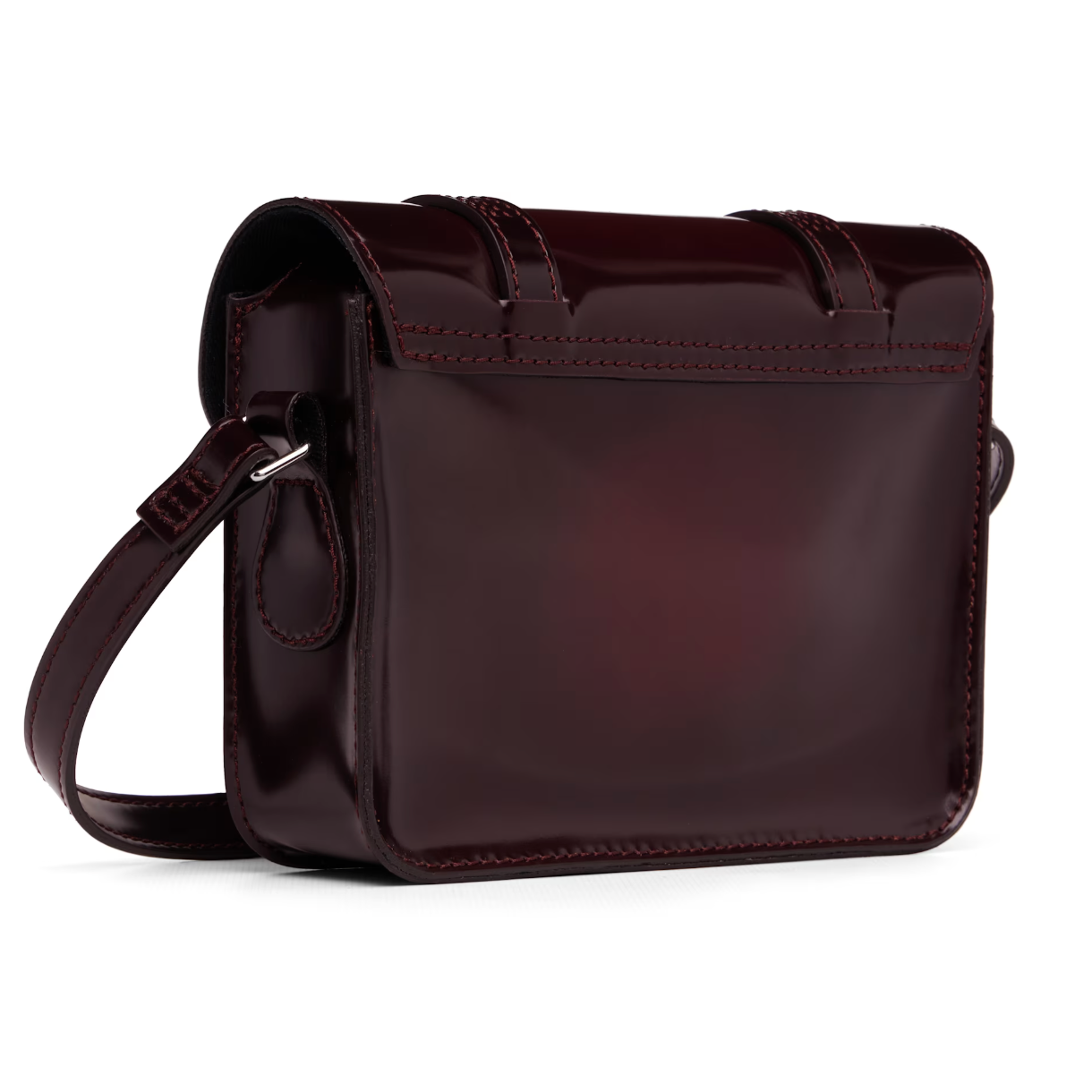 Dr. Martens Burgundy 7" Faux Leather Crossbody Bag - MOODY ORANGES