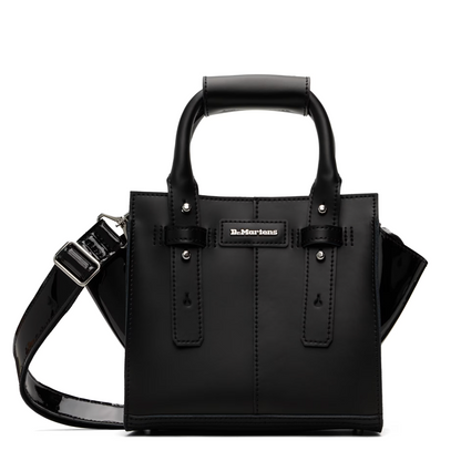 Dr. Martens Black Small Leather Tote - MOODY ORANGES