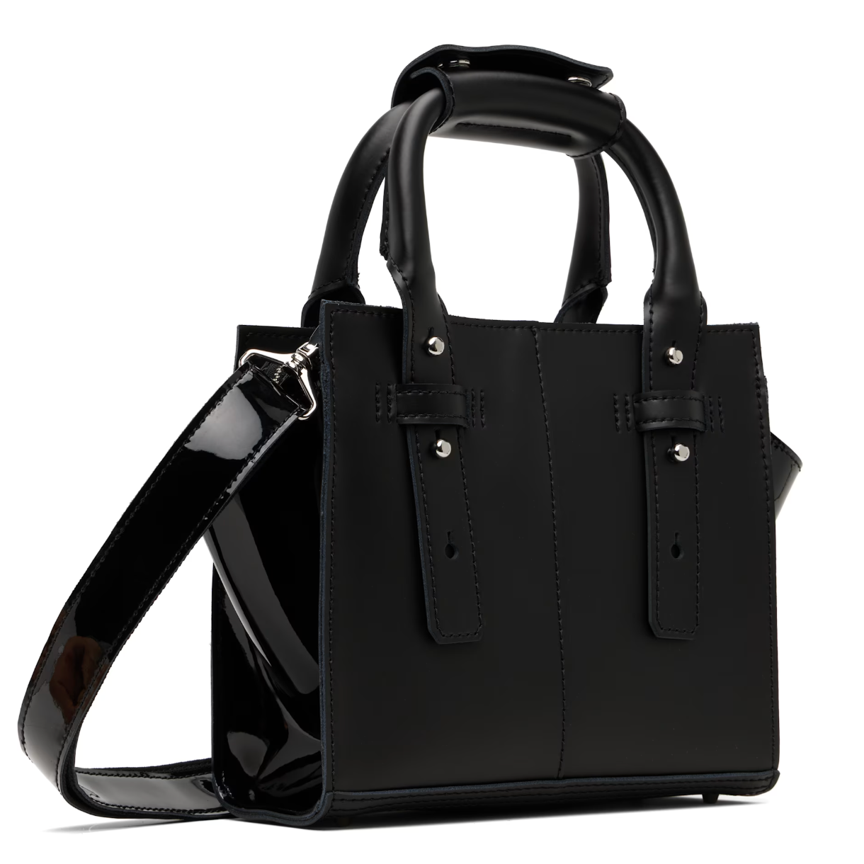Dr. Martens Black Small Leather Tote - MOODY ORANGES