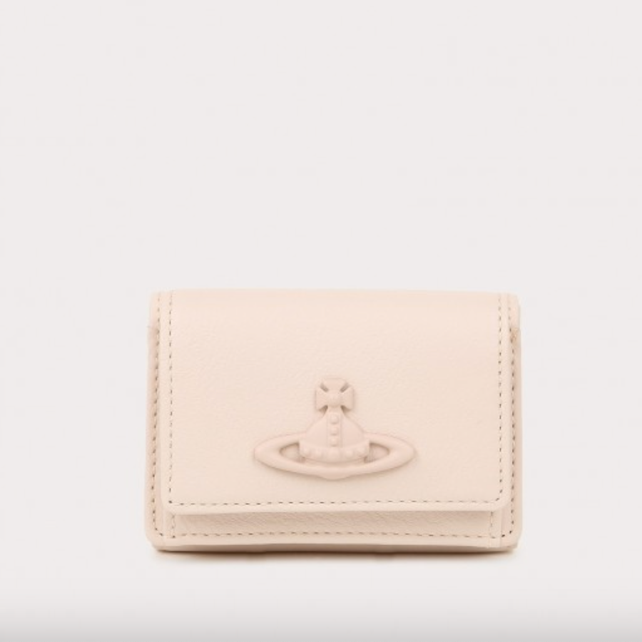 Vivienne Westwood Tri-fold Leather Wallet - MOODY ORANGES