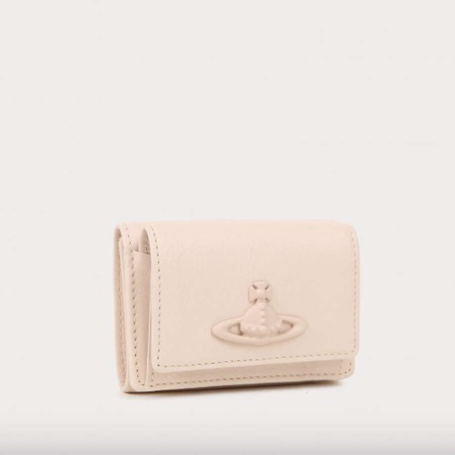 Vivienne Westwood Tri-fold Leather Wallet - MOODY ORANGES