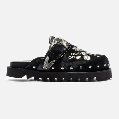 Toga Pulla Black Pony Mule
