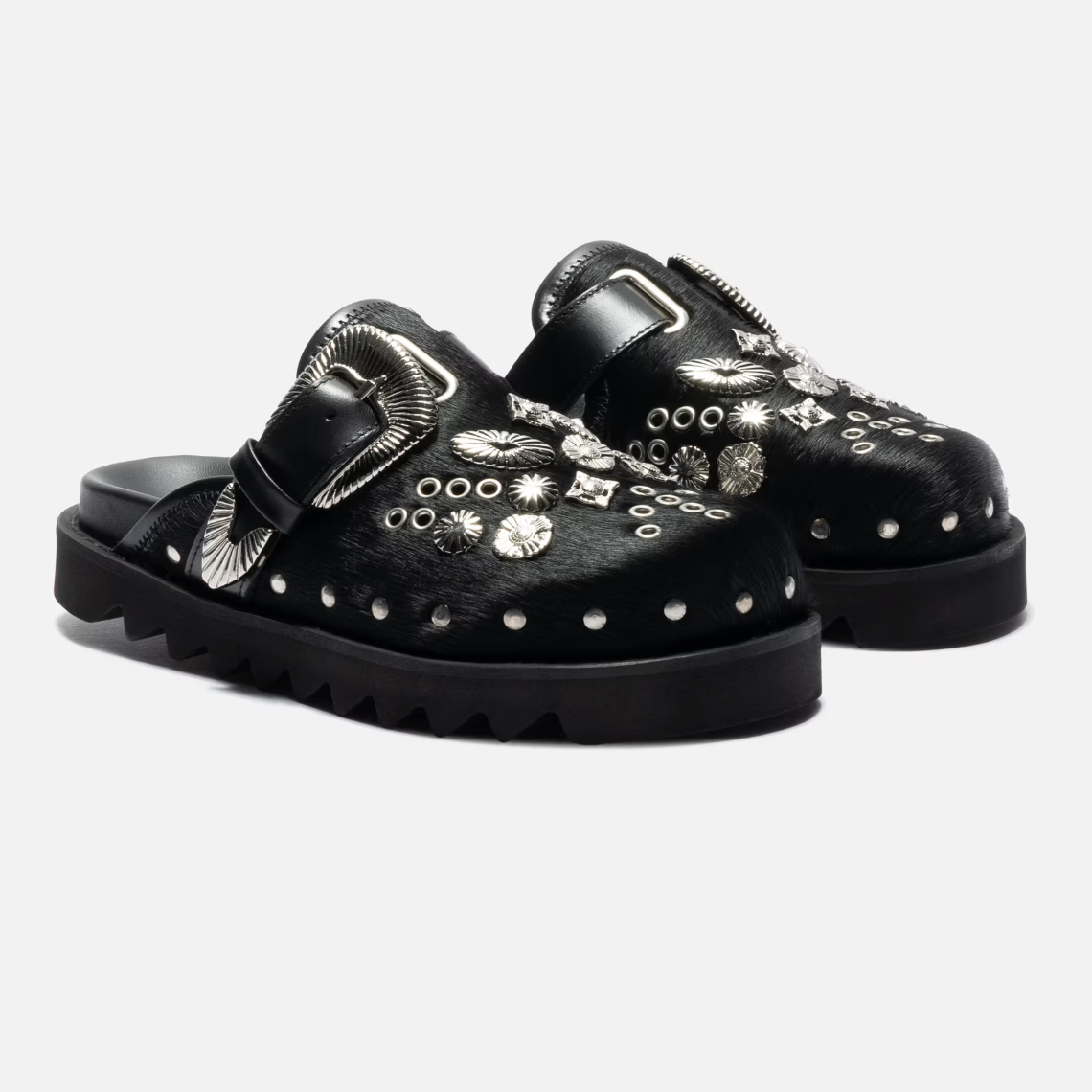Toga Pulla Black Pony Mule