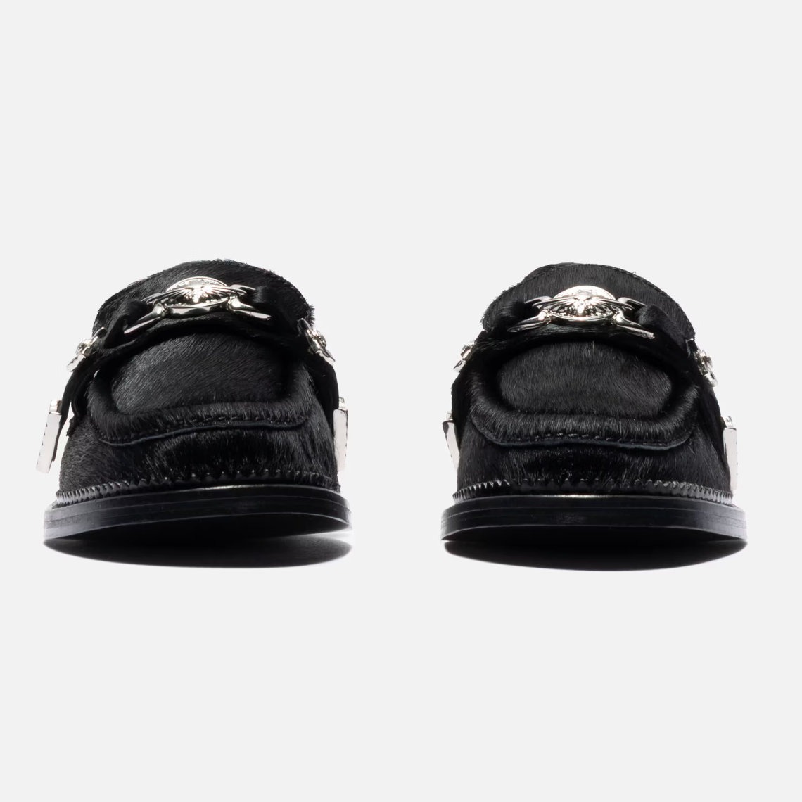 Toga Pulla Black Pony Loafer