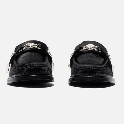 Toga Pulla Black Pony Loafer