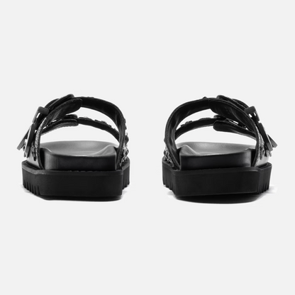 Toga Pulla Black Buckle Sandals