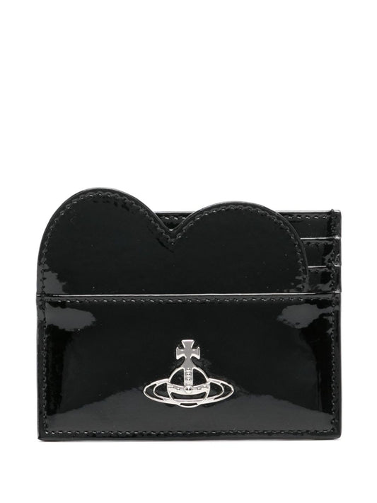 Vivienne Westwood Black Heart card holder