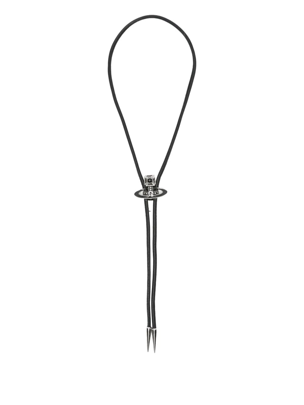 Vivienne Westwood Black Leather Bolo Tie