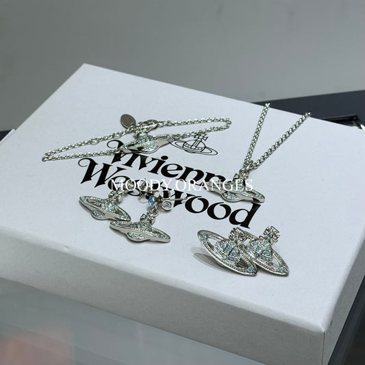 Vivienne Westwood Mini Bas Relief Aqua Accessories