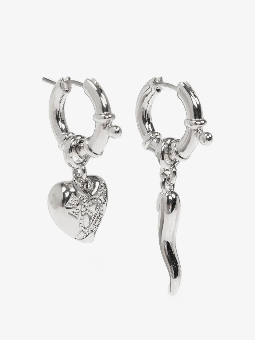 Vivienne Westwood Della Mismatched Hoop Earrings