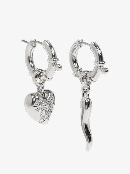 Vivienne Westwood Della Mismatched Hoop Earrings