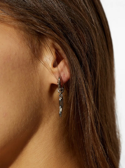 Vivienne Westwood Della Mismatched Hoop Earrings