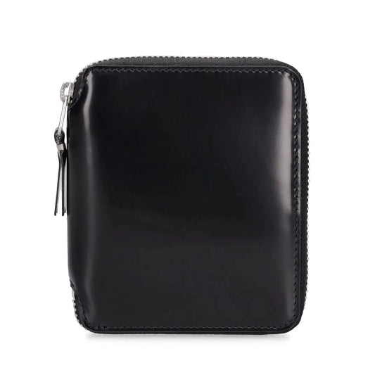 Comme des Garçons Wallet Mirror inside leather wallet - MOODY ORANGES