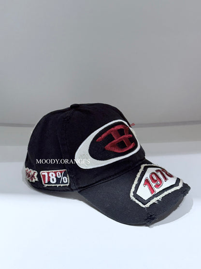 Diesel Baseball Cap with Embroidered Patches