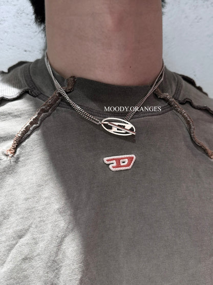 Diesel Stainless Steel Chain Necklace