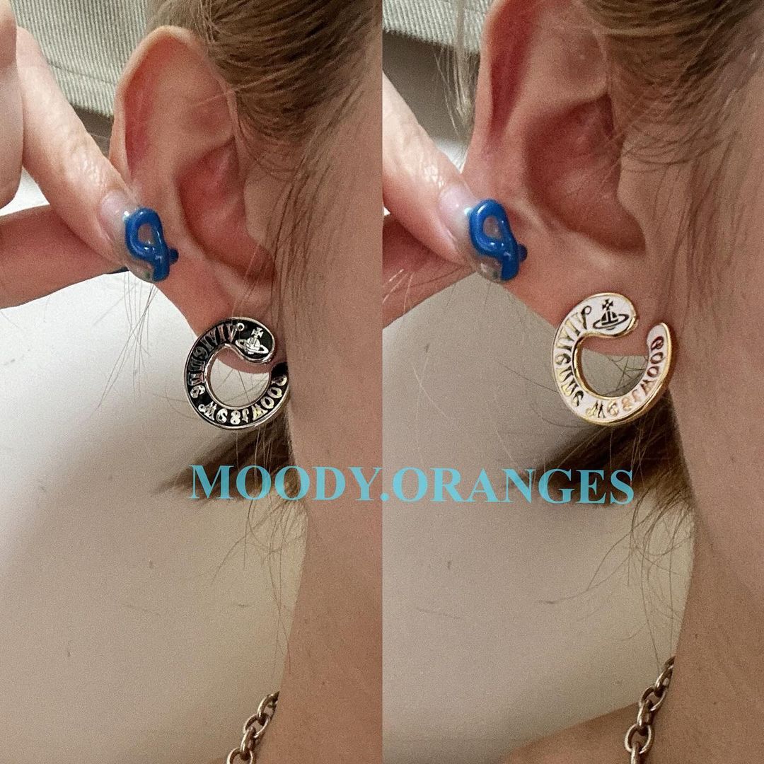 Vivienne Wsetwood Alwena Earrings - MOODY ORANGES