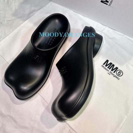 MM6 Maison Margiela Black Eva Loafers