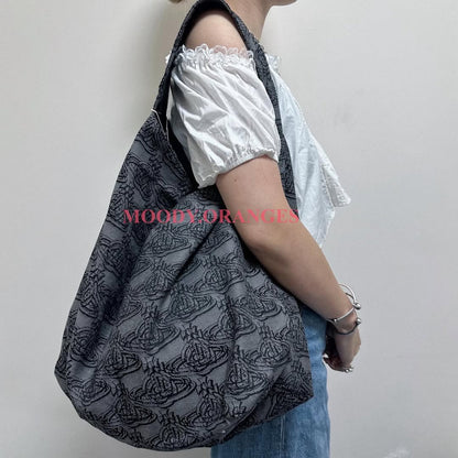 Vivienne Westwood 3D Orb Monogram Hobo Bag
