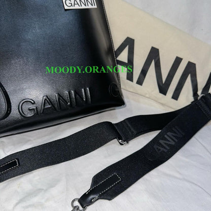 GANNI Banner Recycled Shoulder Bag