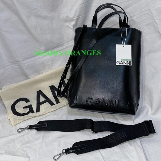 GANNI Banner Recycled Shoulder Bag