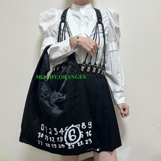 MM6 Maison Margiela Black Classic Tote Bag