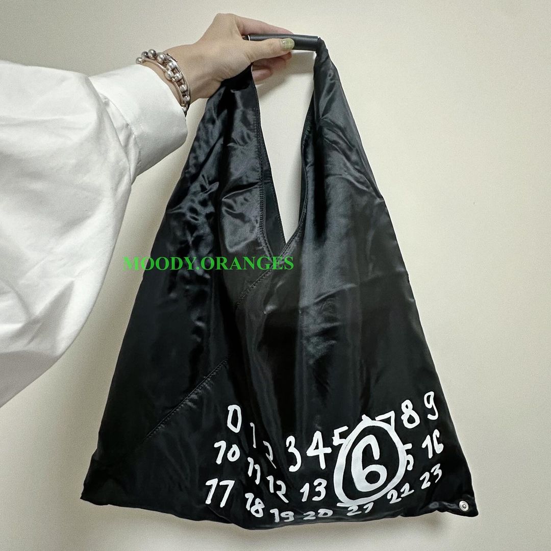 MM6 Maison Margiela Black Classic Tote Bag