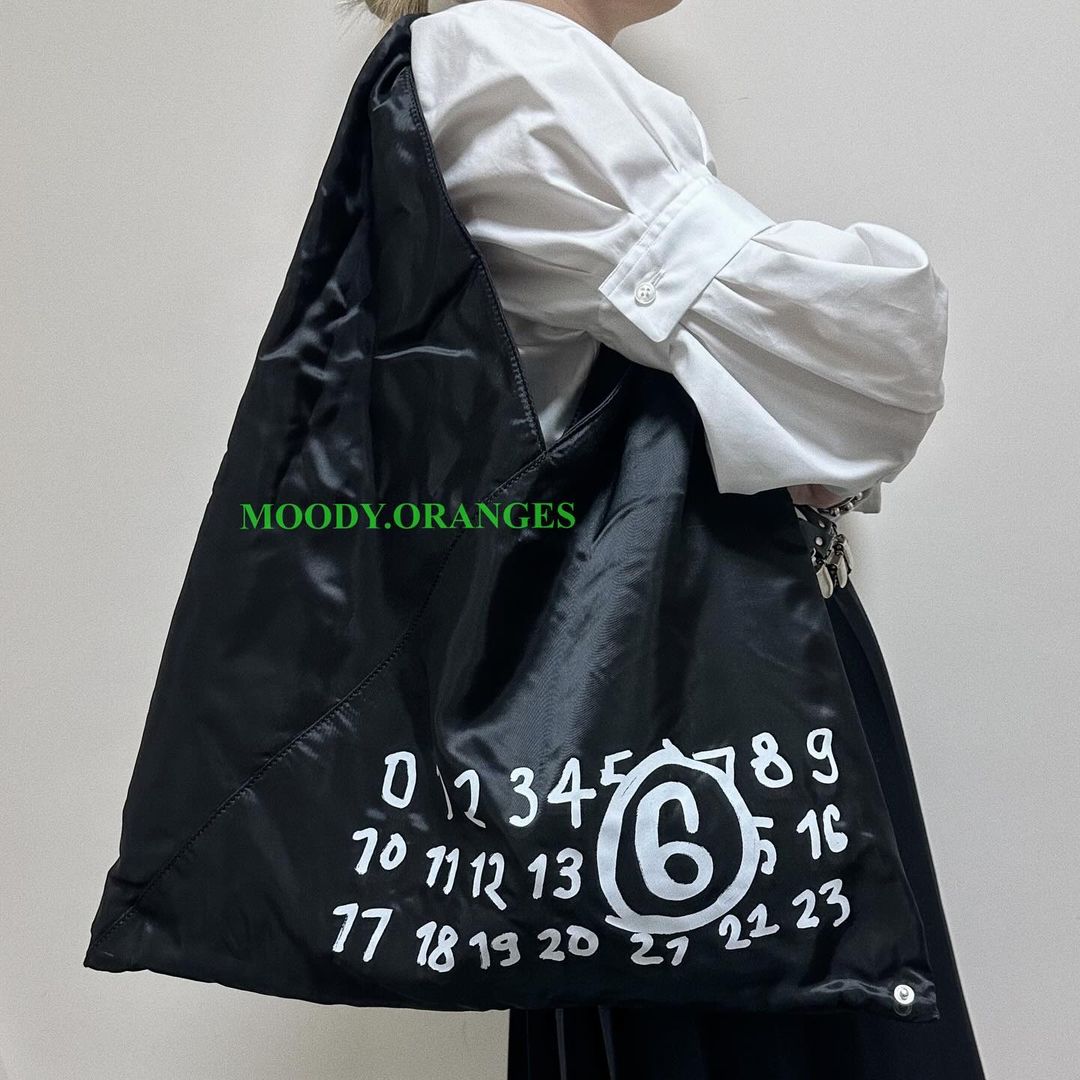 MM6 Maison Margiela Black Classic Tote Bag